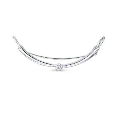 Snaffle Silver Stock Pin Brooch