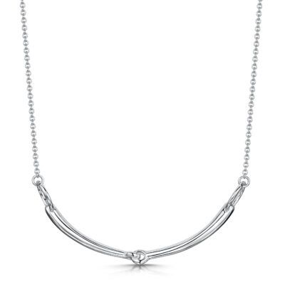 Snaffle Silver Necklace